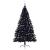 Pom de Crăciun artificial pre-iluminat Negru 240 cm PVC GartenMobel Dekor