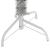Pom de Crăciun artificial pre-iluminat Argintiu 180 cm PET GartenMobel Dekor