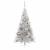 Pom de Crăciun artificial pre-iluminat Argintiu 210 cm PET GartenMobel Dekor