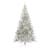 Pom de Crăciun artificial pre-iluminat Argintiu 240 cm PET GartenMobel Dekor