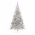 Pom de Crăciun artificial pre-iluminat Argintiu 240 cm PET GartenMobel Dekor