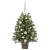 Brad de Crăciun artificial cu 150 LED Verde 65 cm PE și PVC GartenMobel Dekor