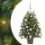 Brad de Crăciun artificial cu 150 LED Verde 65 cm PE și PVC GartenMobel Dekor