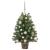 Brad de Crăciun artificial cu 150 LED Verde 65 cm PE și PVC GartenMobel Dekor