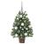 Brad de Crăciun artificial cu 150 LED Verde 65 cm PE și PVC GartenMobel Dekor