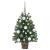 Brad de Crăciun artificial cu 150 LED Verde 65 cm PE și PVC GartenMobel Dekor