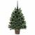 Brad de Crăciun artificial cu 150 LED Verde 65 cm PE și PVC GartenMobel Dekor