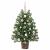 Brad de Crăciun artificial cu 150 LED Verde 65 cm PE și PVC GartenMobel Dekor