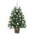 Brad de Crăciun artificial cu 150 LED Verde 65 cm PE și PVC GartenMobel Dekor