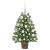 Brad de Crăciun artificial cu 150 LED Verde 65 cm PE și PVC GartenMobel Dekor