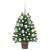 Brad de Crăciun artificial cu 150 LED Verde 65 cm PE și PVC GartenMobel Dekor