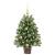 Brad de Crăciun artificial cu 150 LED Verde 65 cm PE și PVC GartenMobel Dekor