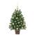 Brad de Crăciun artificial cu 150 LED Verde 65 cm PE și PVC GartenMobel Dekor