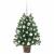 Brad de Crăciun artificial cu 150 LED Verde 65 cm PE și PVC GartenMobel Dekor