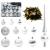 Brad de Crăciun artificial cu 150 LED Verde 65 cm PE și PVC GartenMobel Dekor