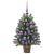 Brad de Crăciun artificial cu 150 LED Verde 65 cm PE și PVC GartenMobel Dekor