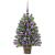 Brad de Crăciun artificial cu 150 LED Verde 65 cm PE și PVC GartenMobel Dekor