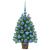 Brad de Crăciun artificial cu 150 LED Verde 65 cm PE și PVC GartenMobel Dekor