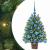 Brad de Crăciun artificial cu 150 LED Verde 65 cm PE și PVC GartenMobel Dekor