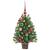 Brad de Crăciun artificial cu 150 LED Verde 65 cm PE și PVC GartenMobel Dekor