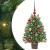 Brad de Crăciun artificial cu 150 LED Verde 65 cm PE și PVC GartenMobel Dekor