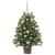 Brad de Crăciun artificial cu 150 LED Verde 90 cm PE și PVC GartenMobel Dekor