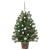 Brad de Crăciun artificial cu 150 LED Verde 90 cm PE și PVC GartenMobel Dekor