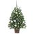 Brad de Crăciun artificial cu 150 LED Verde 90 cm PE și PVC GartenMobel Dekor