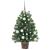Brad de Crăciun artificial cu 150 LED Verde 90 cm PE și PVC GartenMobel Dekor