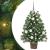 Brad de Crăciun artificial cu 150 LED Verde 90 cm PE și PVC GartenMobel Dekor