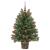 Brad de Crăciun artificial cu 150 LED Verde 90 cm PE și PVC GartenMobel Dekor