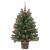 Brad de Crăciun artificial cu 150 LED Verde 90 cm PE și PVC GartenMobel Dekor