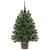 Brad de Crăciun artificial cu 150 LED Verde 90 cm PE și PVC GartenMobel Dekor