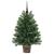 Brad de Crăciun artificial cu 150 LED Verde 90 cm PE și PVC GartenMobel Dekor
