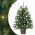 Brad de Crăciun artificial cu 150 LED Verde 90 cm PE și PVC GartenMobel Dekor