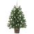 Brad de Crăciun artificial cu 150 LED Verde 90 cm PE și PVC GartenMobel Dekor