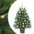 Brad de Crăciun artificial cu 150 LED Verde 90 cm PE și PVC GartenMobel Dekor