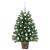 Brad de Crăciun artificial cu 150 LED Verde 90 cm PE și PVC GartenMobel Dekor