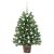 Brad de Crăciun artificial cu 150 LED Verde 90 cm PE și PVC GartenMobel Dekor
