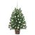 Brad de Crăciun artificial cu 150 LED Verde 90 cm PE și PVC GartenMobel Dekor