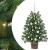 Brad de Crăciun artificial cu 150 LED Verde 90 cm PE și PVC GartenMobel Dekor