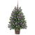 Brad de Crăciun artificial cu 150 LED Verde 90 cm PE și PVC GartenMobel Dekor