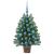 Brad de Crăciun artificial cu 150 LED Verde 90 cm PE și PVC GartenMobel Dekor