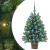 Brad de Crăciun artificial cu 150 LED Verde 90 cm PE și PVC GartenMobel Dekor