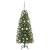 Brad de Crăciun artificial cu 150 LED Verde 120 cm PE și PVC GartenMobel Dekor