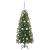 Brad de Crăciun artificial cu 150 LED Verde 120 cm PE și PVC GartenMobel Dekor