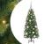 Brad de Crăciun artificial cu 150 LED Verde 120 cm PE și PVC GartenMobel Dekor
