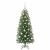 Brad de Crăciun artificial cu 150 LED Verde 120 cm PE și PVC GartenMobel Dekor