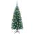 Brad de Crăciun artificial cu 150 LED Verde 120 cm PE și PVC GartenMobel Dekor