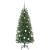 Brad de Crăciun artificial cu 150 LED Verde 150 cm PE și PVC GartenMobel Dekor